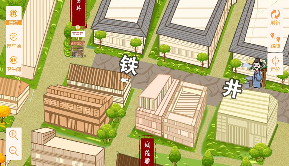 万泉镇智慧景区：手绘地图与语音导览的完美融合